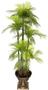 Imagem de Arvore Planta Artificial Palmeira Verde Luxo 160cm