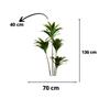 Imagem de Árvore Planta Verde Artificial Planta Dracena 140cm Grande