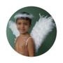 Imagem de Asa De Anjo Pequena Com Aureola Branca Para Fantasia