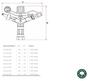 Imagem de Aspersor Impacto Tigre Eco 5632 Irrigação - Kit 10 Peças