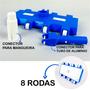 Imagem de Aspirador Com 8 Rodas Acessório Limpeza Para Piscina - 022 Netuno