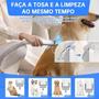 Imagem de Aspirador Cuidados Pet Kit 7 Ferramentas Aspirador De Pó, Cortador De Unhas Triturador, Escova Para Cães e Gatos Para Remoção de Pelos
