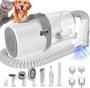 Imagem de Aspirador Cuidados Pet Kit 7 Ferramentas Aspirador De Pó, Cortador De Unhas Triturador, Escova Para Cães e Gatos Para Remoção de Pelos