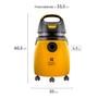 Imagem de Aspirador de Pó e Água Electrolux 1300W 20L Profissional com Função Sopro Amarelo (GT30N)