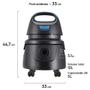 Imagem de Aspirador de Pó e Água Electrolux 1400W c/ Conjunto de Acessórios e Rodas 360 (AWD01)