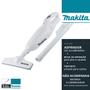 Imagem de Aspirador de Pó Portátil a Bateria 12V CL108FDZW Makita Sem Fio 3 Velocidades Sem Bateria/Carregador