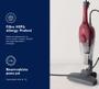 Imagem de Aspirador de Pó Vertical Electrolux Portátil Stk13 1000w Vermelho com Fio 1.2 L  PowerSpeed Filtro HEPA 2 em 1