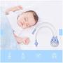 Imagem de Aspirador Nasal de Silicone com Sucção para Bebê. Cor Azul