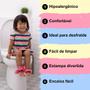 Imagem de Assento Adaptador Redutor Sanitário Bebê Infantil Criança Menina Desfralde Almofadado