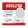Assento Almofadado De Vaso Elevado 13,5 P/ Deficiente- Idoso - Mebuki Imagem de Assento Almofadado De Vaso Elevado 13,5 P/ Deficiente- Idoso