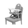 Imagem de Assento cadeira cadeirinha alimentação refeição elevatória portátil Pocket Snack Chicco (Cinza)