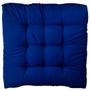 Imagem de Assento Cadeira Futton 60x60CM Rosa Almofada Banco Pallet Futon Decoração Azul Royal