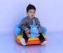 Imagem de Assento de bebê cadeirinha sofazinho multi uso estofado hipopótamo menino