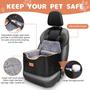 Imagem de Assento de Carro Booster para Cães Pequenos AlfaTok - Com Memory Foam