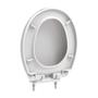 Imagem de Assento Oval Universal Branco S. Close Easy Clean Tigre Tf