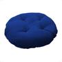 Imagem de Assento Para Cadeira Futon Redondo 30cm Para Banquetas de 35 Cm Futton Com Fitas Para Amarrar
