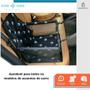 Imagem de Assento Pet Cadeirinha Cadeira Booster Transporte Carro Cães Gatos Preto com Patas