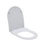 Imagem de Assento Plástico com Soft Close para Vaso Sanitário Amazonita Pingoo.casa - Branco