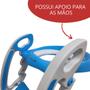 Imagem de Assento redutor com escada dobrável penico azul forte