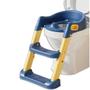 Imagem de Assento Redutor Infantil Antiderrapante Com Escada Azul