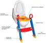 Imagem de Assento Redutor Infantil com Escada Para Vaso Sanitario Multmaxx