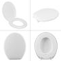 Imagem de Assento Sanitário Almofadado Oval Astra TPK/AS
