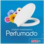 Imagem de Assento sanitario Almofadado Perfumado Floral Oval Astra