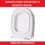 Imagem de Assento Sanitário Almofadado Retangular Loren Luna Para Vaso Lorenzetti 1.6gpf 6.0lpf