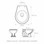Imagem de Assento Sanitário Avalon Bone (Bege Claro) Tampa para Vaso Ideal Standard de Madeira Laqueada