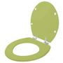 Imagem de Assento Sanitario com Amortecedor Convencional Oval Verde Itapoa para vaso Celite