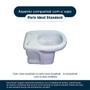 Imagem de Assento Sanitário Fechamento Lento Paris Branco para Louça Ideal Standard