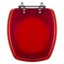 Imagem de Assento Sanitário Poliester Thema Vermelho Translucido para vaso Incepa
