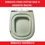 Imagem de Assento Sanitário Pra Vaso Almofadado Retangular Verde Paris Ideal Standart 1.6gpf 6.0lpf