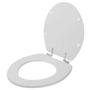 Imagem de Assento Sanitário Soft Close Convencional Oval Cinza Platina para vaso Incepa