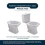 Imagem de Assento Sanitário Soft Close Primula Plus Branco para vaso Fiori com Ferragem Dourada