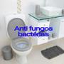 Imagem de Assento Tampa Privadas Vasos Sanitários Encaixe Universal Cinza Escuro Banheiro