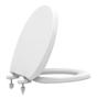 Imagem de Assento universal oval solution branco soft close polipropileno tupan