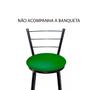 Imagem de Assento Verde Estofado Para Banquetas e Cadeiras Colorido 