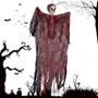 Imagem de Assustador Pendurado Fantasma Crânio Decoração De Festa De Halloween Grim Reaper Esqueleto Jardim