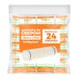 Imagem de Atadura Crepom Faixa Bandagem Elástica 25cmx1.2m Kit 24 Un
