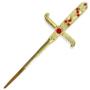 Imagem de Athame Cigana Metal Dourado Brilhante 19 cm -Selecione a Cor