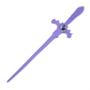 Imagem de Athame em Metal Roxo com Pedra Azul 15 cm