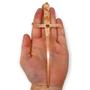 Imagem de Athame Metal Cobre Brilhante 19 Cm Pedras Amarelas E Strass