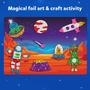 Imagem de Atividade de Arte e Artesanato Skillmatics Foil Fun Space - Para Crianças de 4 a 9 Anos