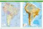 Imagem de Atlas Escolar Geográfico Com 30 Mapas  Atualizados