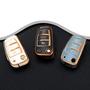 Imagem de Audi A1 A3 A4 A5 A6 A7 Q3 Q5 Q7 TPU Car Flip Key Case Capa Shell Fob Holder Acessórios