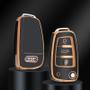 Imagem de Audi A1 A3 A4 A5 A6 A7 Q3 Q5 Q7 TPU Car Flip Key Case Capa Shell Fob Holder Acessórios