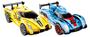Imagem de Auto Pista Turbo Run Circuito 3 Formatos DM Toys Autorama 240cm 2 Carrinhos com Luz Controle Remoto