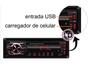 Imagem de Auto Radio Automotivo Bluetooth 2Usb Sd Mp3 Player Som Carro
