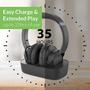 Imagem de Avantree Fones de ouvido sem fio Ensemble para assistir TV com transmissor Bluetooth e base de carregamento (Digital Opt
